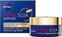 Ночной крем для лица - NIVEA Visage Vital Soja Anti-Age Moisturizing Night Care — фото N1