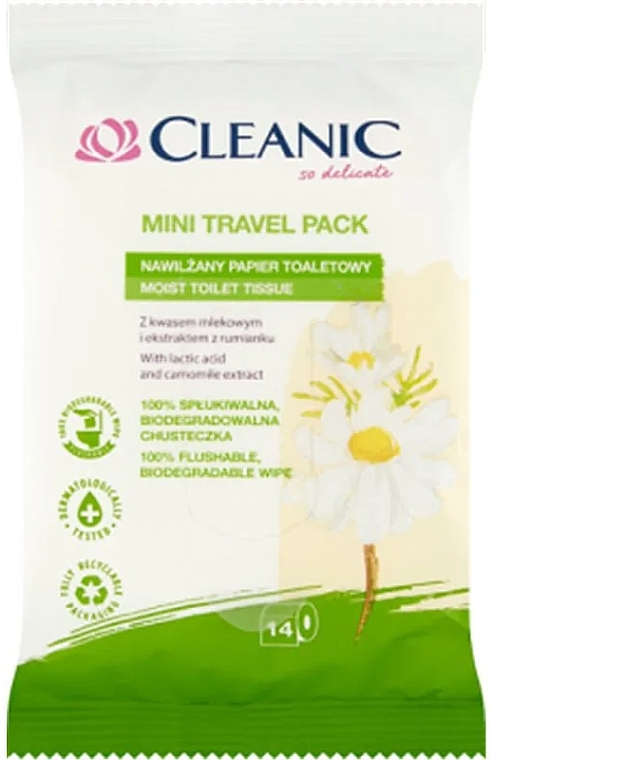 Вологі серветки - Cleanic Mini Travel Pack — фото N1