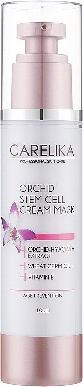 Маска для обличчя - Carelika Orchid Stem Cell Cream Mask — фото N1