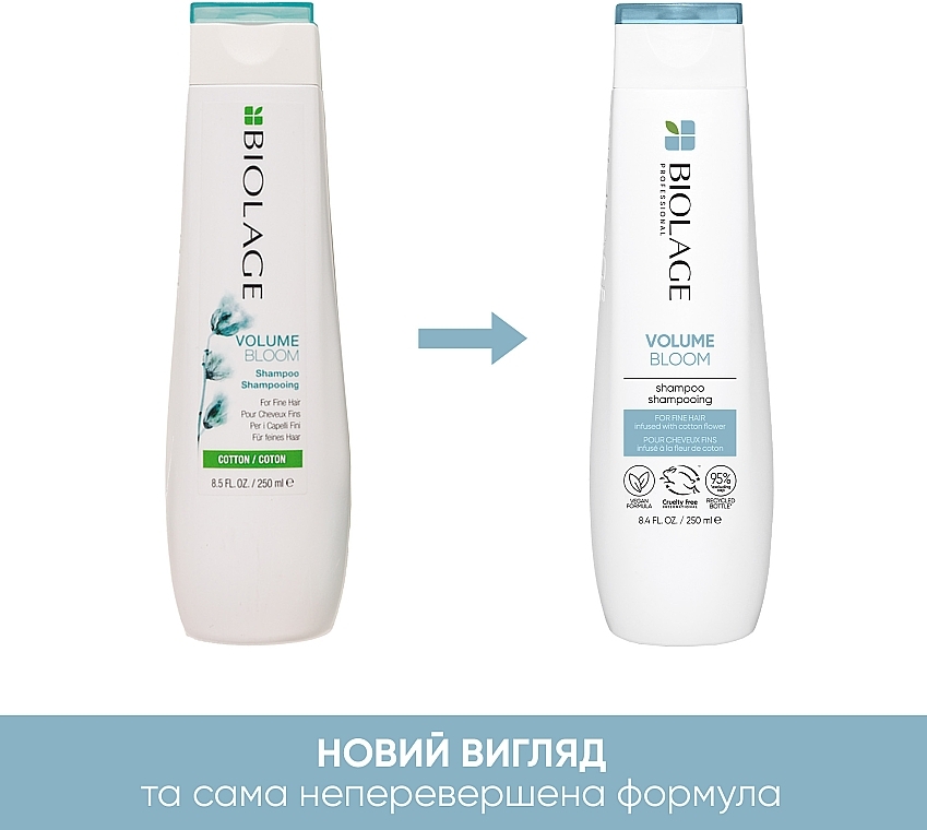 Шампунь для надання об'єму тонкому волоссю - Biolage Professional Volumebloom Shampoo — фото N4