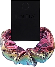Парфумерія, косметика Резинка для волосся, різнокольорова, світловідбивна - Lolita Accessories Holo