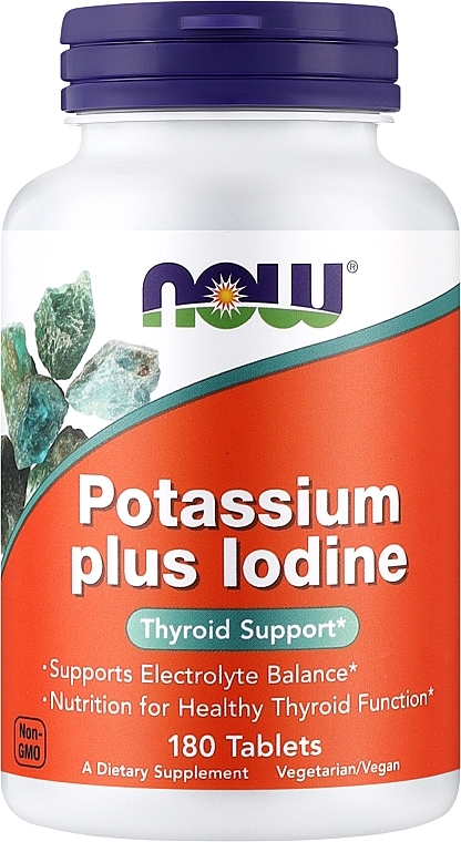 Калій плюс йод - Now Foods Potassium Plus Iodine — фото N1