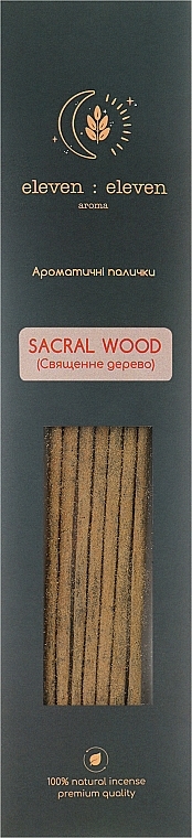 Аромапалочки "Священное дерево" - Eleven Eleven Aroma Sacral Wood Aroma Sticks — фото N1