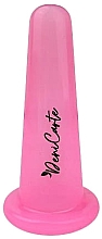 Вакуумная банка для массажа, средняя, розовая - Deni Carte M — фото N1
