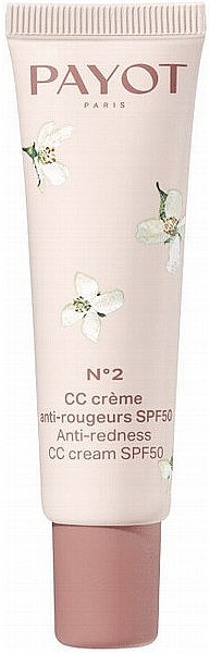 Средство корректирующее снимающее покраснение SPF50+ - Payot Creme №2 CC Cream — фото N3