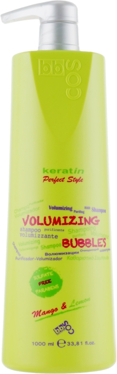 Шампунь для очищення та надання об'єму - BBcos Keratin Perfect Style Volumizing Bubbles Shampoo — фото N3