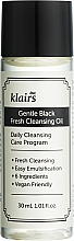 Увлажняющее гидрофильное масло - Klairs Gentle Black Fresh Cleansing Oil (мини) — фото N1