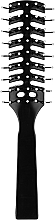 Парфумерія, косметика Щітка тунельна "Рибна кістка" 00768, чорна - Eurostil Black Rubber