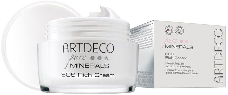 Питательный крем с минералами для лица - Artdeco Pure Minerals SOS Rich Cream