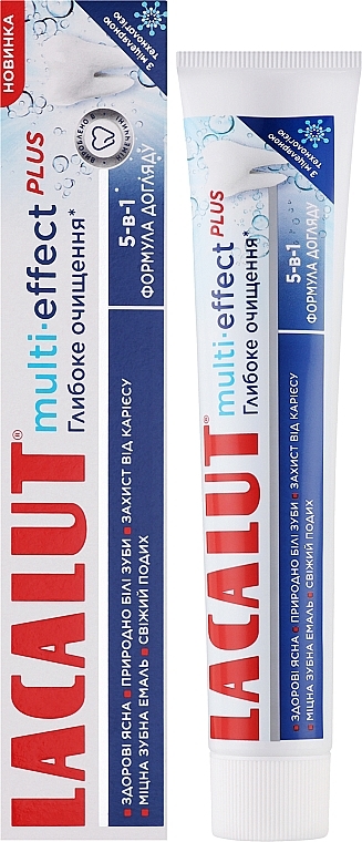 Зубная паста "Мульти-эффект плюс. Глубокое очищение" - Lacalut Multi-Effect Plus Toothpaste — фото N2