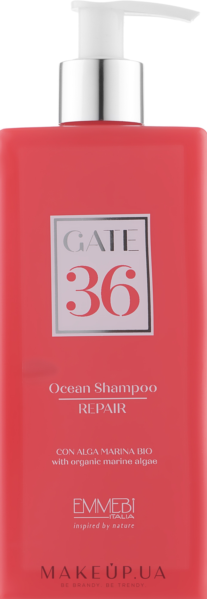 Відновлювальний шампунь для волосся - Emmebi Italia Gate 36 Wash Ocean Shampoo Repair — фото 250ml