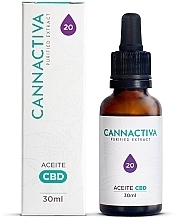 Очищена олія CBD 20% повного спектру - Cannactiva Purified CBD Oil 20% Full Spectrum — фото N3