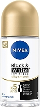 Антиперспірант "Чорне та Біле невидимий: гладкий шовк" - NIVEA Black & White Invisible Silky Smooth Anti-Perspirant — фото N1