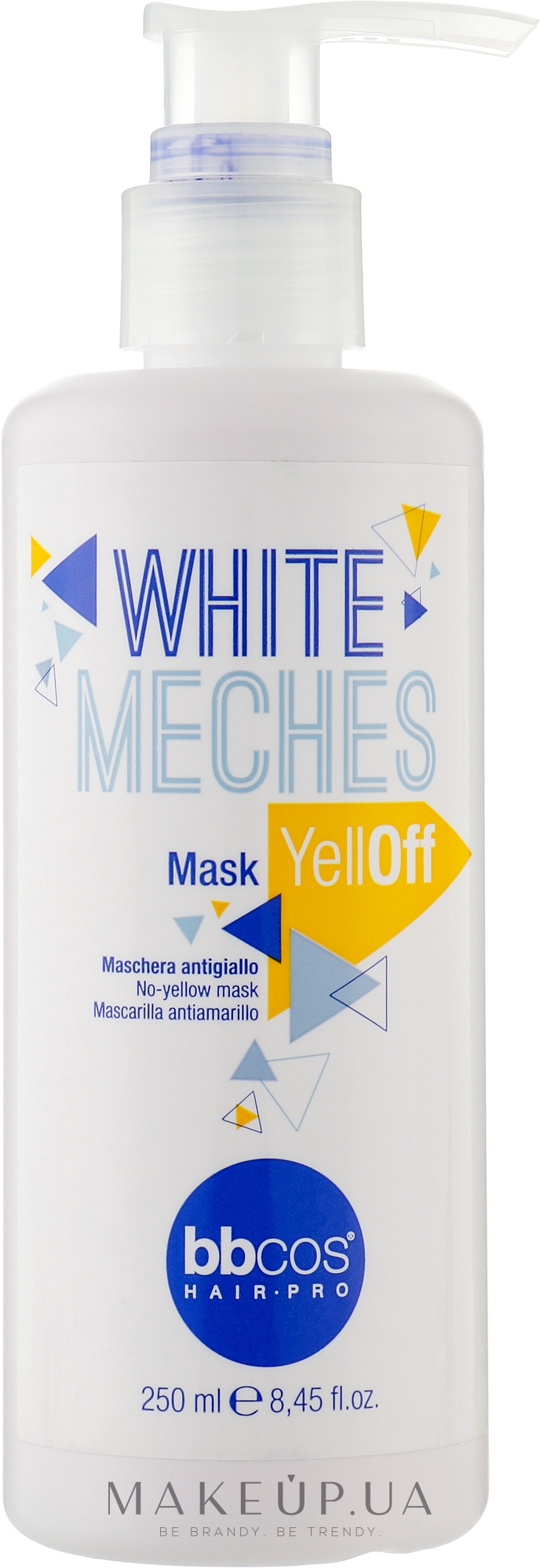 Маска для осветленных волос - BBcos White Meches Yell-Off — фото 250ml