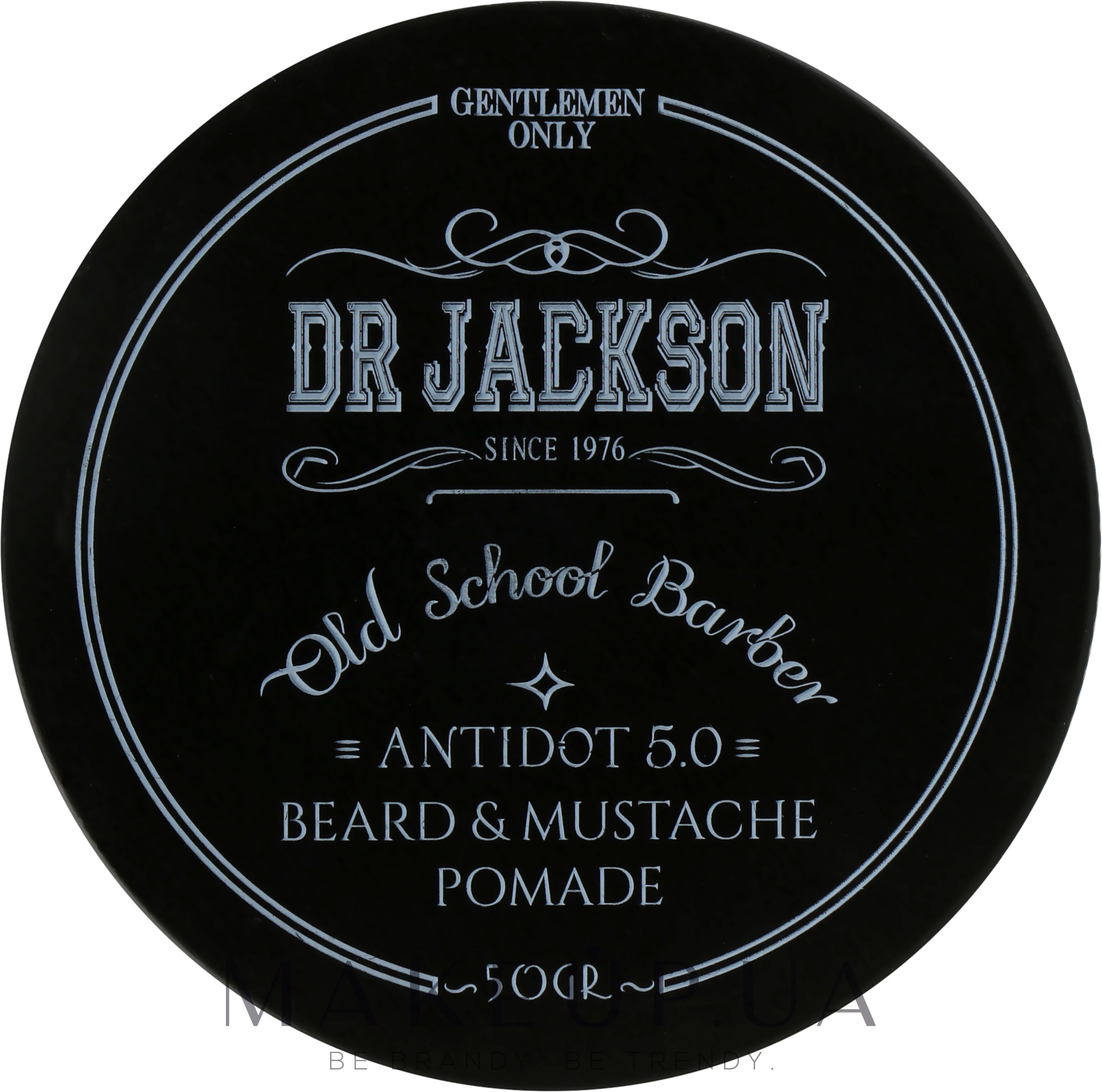 ПОМАДА ДЛЯ БОРОДЫ СИЛЬНОЙ ФИКСАЦИИ АНТИДОТ 5.0 - Dr Jackson Gentlemen Only Old School Barber Antidot 5.0 Beard & Mustache Pomade — фото 50g