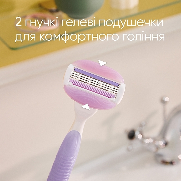 УЦЕНКА Сменные кассеты для бритья, 8 шт. - Gillette Venus Breeze * — фото N3