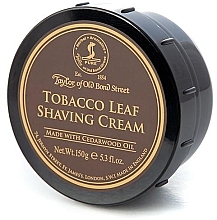 Крем для гоління "Тютюн" - Taylor of Old Bond Street Tobacco Leaf Shaving Cream Bowl — фото N1