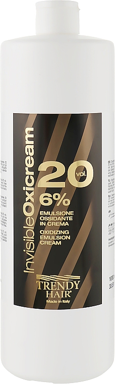 Окислювач кремовий 6% - Trendy Hair Invisible Oxicream 6% (20V)