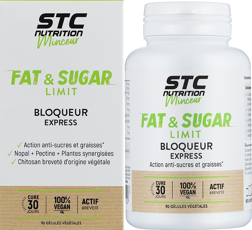 Блокатор цукрів і жирів - STC Nutrition Fat & Shugar Limit Capsules — фото N1