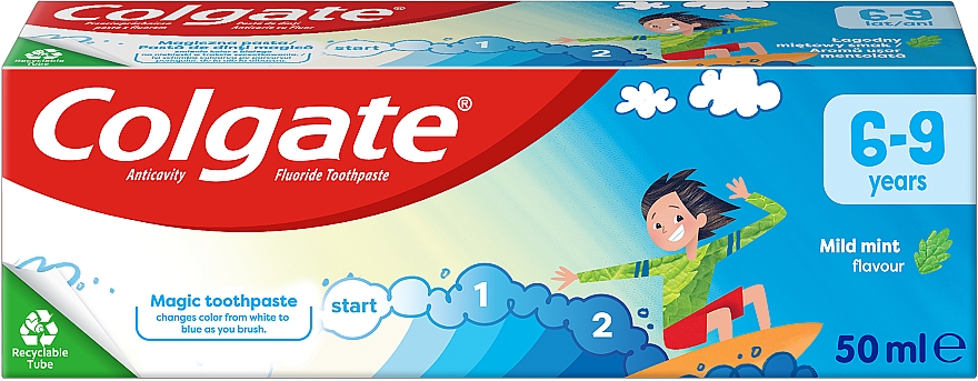 Зубная паста для детей от 6 до 9 лет со вкусом нежной мяты - Colgate Kids — фото N5