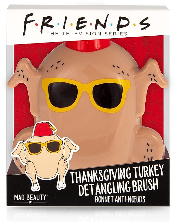 Щітка для волосся "Індичка" - Mad Beauty Friends Turkey Detangler Brush — фото N2