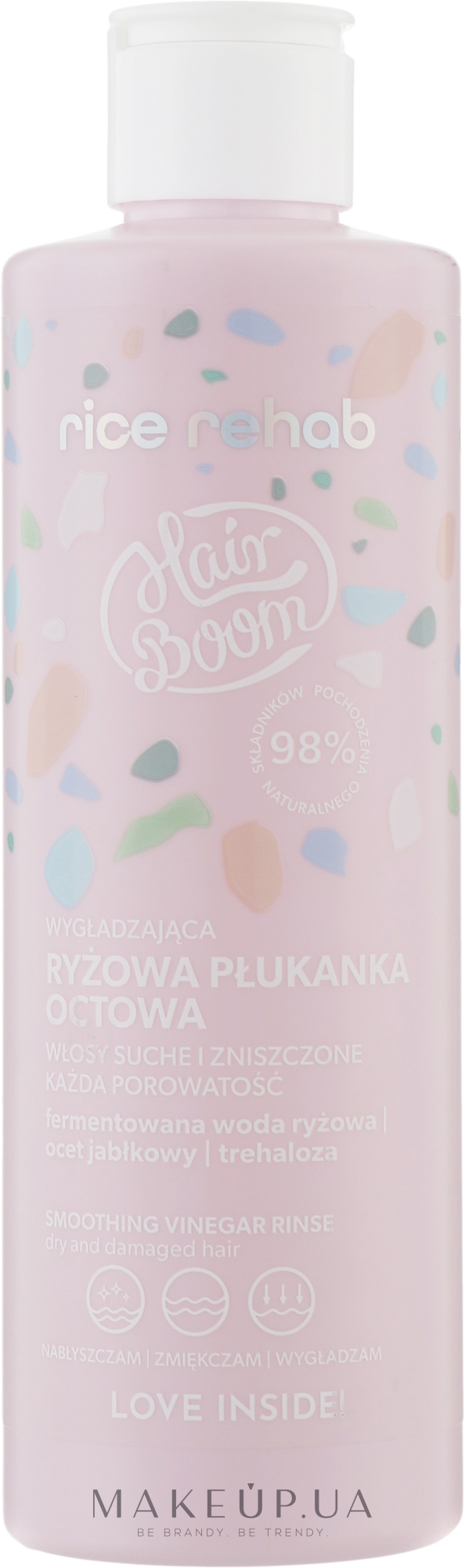 Кондиционер-ополаскиватель с рисовым уксусом для волос - BodyBoom HairBoom Rice Rehab Hair Conditioner  — фото 200ml