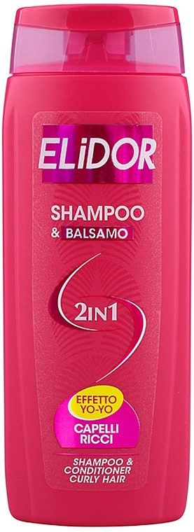 Шампунь-кондиционер для вьющихся волос - Elidor Shampoo & Conditioner Curly Hair — фото N1
