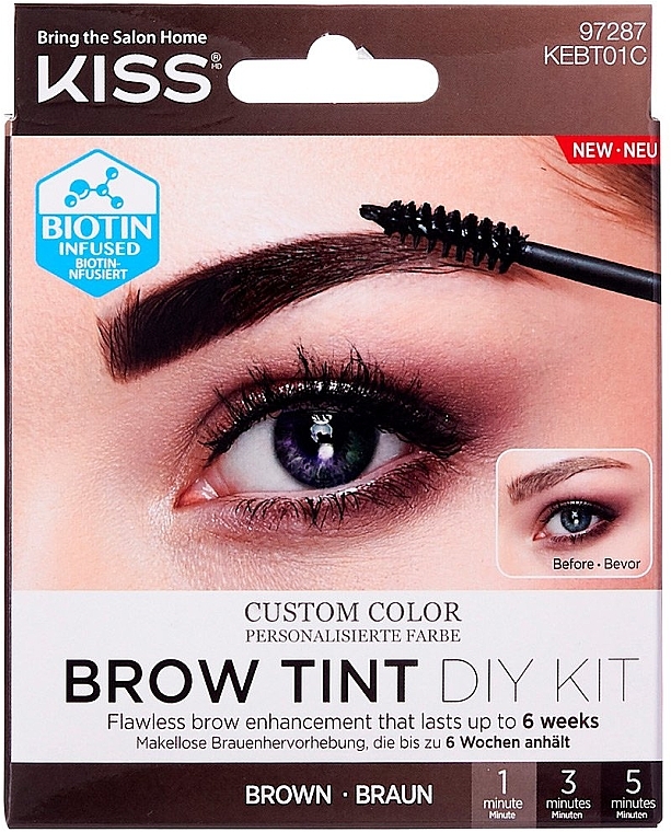 Тінт для брів - Kiss Brow Tint DIY Kit — фото N1