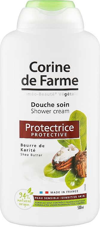 Гель-крем для душа с маслом ши - Corine de Farme Douche Soin Shower Cream