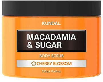 Скраб для тіла "Квіти вишні" - Kundal Macadamia&Sugar Body Scrub Cherry Blossom — фото N1
