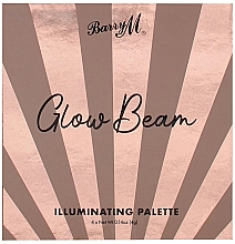 Палетка хайлайтеров - Barry M Glow Beam Illuminating Palette — фото N1
