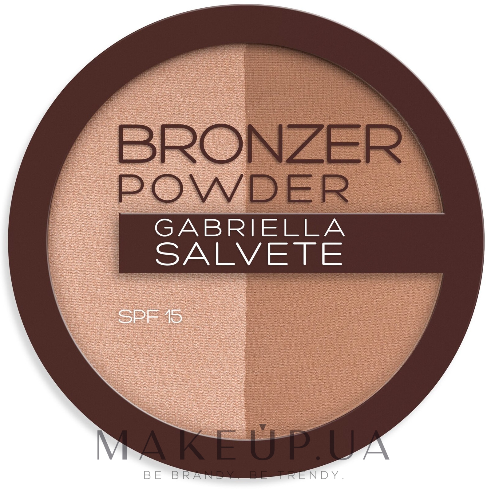 Пудра-бронзатор - Gabriella Salvete Sunkissed Bronzer Powder Duo SPF15 — фото 9g