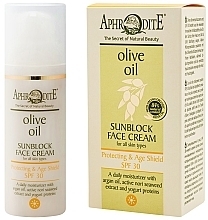 Солнцезащитный крем для лица - Aphrodite Sunblock Face Cream SPF 30 — фото N1
