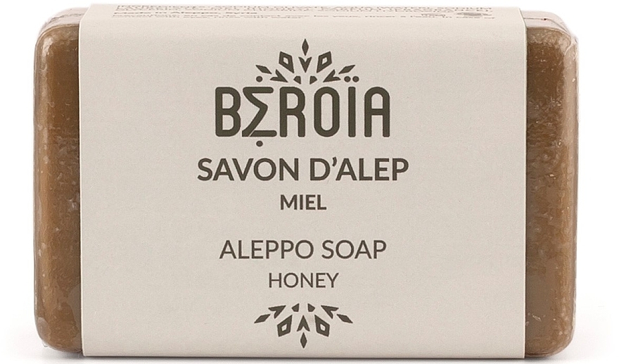 Мыло с медом - Beroia Aleppo Soap With Honey  — фото N1