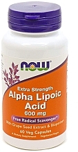 Альфа-липоевая кислота, 600 мг, капсулы - Now Foods Alpha Lipoic Acid — фото N1