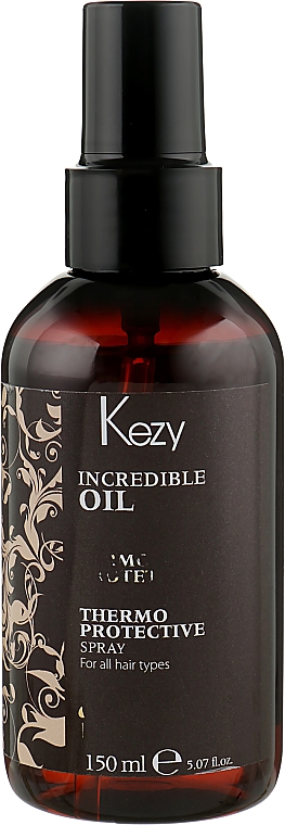 Спрей термозащитный для волос - Kezy Incredible Oil Thermoprotective Spray — фото N1