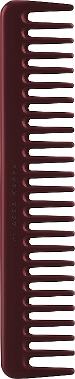 Гребень для волос, 220, бордовый - Acca Kappa Basic Pettine Radone — фото N1