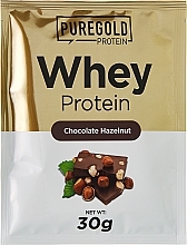 Парфумерія, косметика Сироватковий протеїн, у саше - PureGold Whey Protein Chocolate Hazelnut