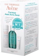 Духи, Парфюмерия, косметика УЦЕНКА Набор "Система Авен Анти Акне" - Avene (gel/75ml + water/50ml + cr/5ml)*