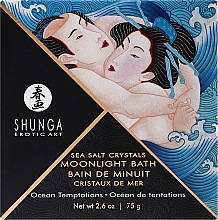 Пенящаяся соль для ванны с ароматом океанского бриза - Shunga Oriental Crystals Bath Salts Ocean Breeze — фото N1