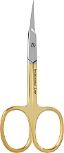 Парфумерія, косметика Ножиці манікюрні HM-11, вигнуті, золото - Beauty Luxury