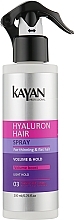 УЦІНКА Спрей для тонкого й позбавленого об'єму волосся - Kayan Professional Hyaluron Hair Spray * — фото N1