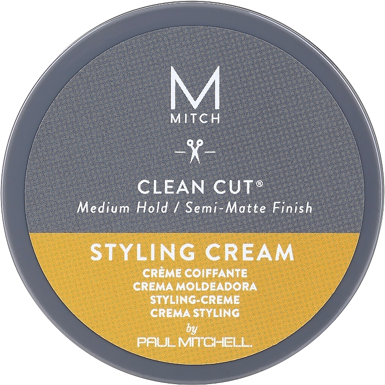 Полуматирующий крем для укладки средней фиксации - Paul Mitchell Mitch Clean Cut Styling Cream — фото N1