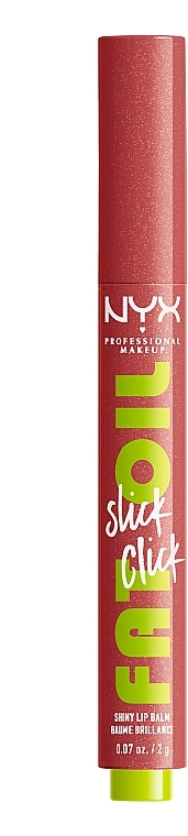 Сияющий бальзам для губ - NYX Professional Makeup Fat Oil Slick Click — фото N1