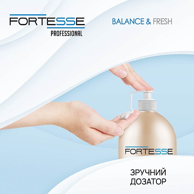 Шампунь "Баланс" - Fortesse Professional Balance & Fresh Shampoo — фото N7