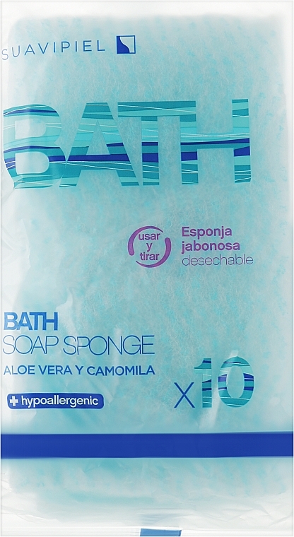 Спонж с мылом - Suavipiel Bath Soap Sponge — фото N1