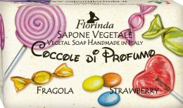 Парфумерія, косметика Мило натуральне дитяче  "Полуниця" - Florinda Sapone Vegetale Strawberry