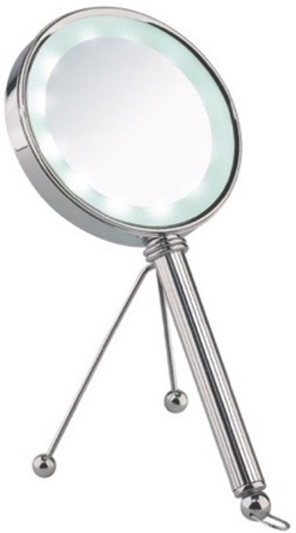 Двостороннє настільно-ручне дзеркало з LED-підсвічуванням - Sibel Vaduz LED — фото N1