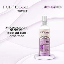 Двофазний зміцнювальний спрей-кондиціонер для ослабленого волосся, схильного до випадіння - Fortesse Professional Strong & Thick Duo-Phase Hair Conditioner — фото N7