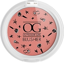 Румяна для лица - Outdoor Girl Powder Blusher Compact — фото N2